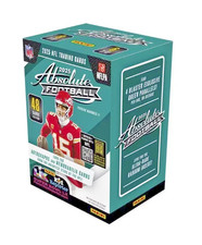 2025 Absolute NFL Football Factory Sealed Blaster Box 48 Cards GREEN Parallels