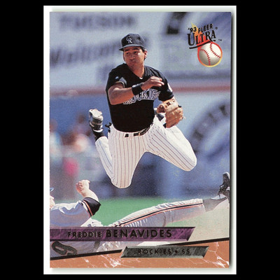 Freddie Benavides #340 1993 Fleer Ultra Colorado Rockies Baseball Card MLB NM