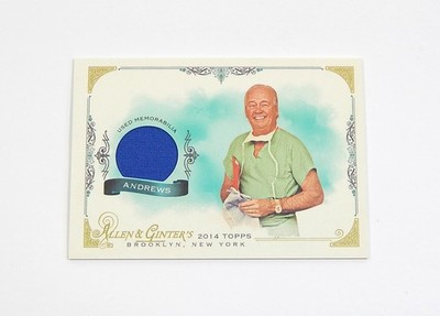 2014 Topps Allen and Ginter Relics Dr. James Andrews #FSR-DA Worn Clothing Relic