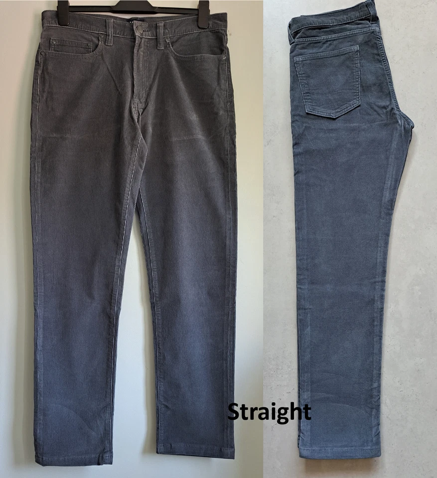 ex LANDS' END Men's 5 Pocket Jean Style Corduroy Trouser in 4 Fit Options - Image 4 of 4