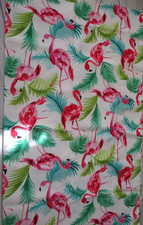 FlAMINGO Indoor Outdoor Spillproof Tablecloth - Benson Mills 60" x 104" NEW