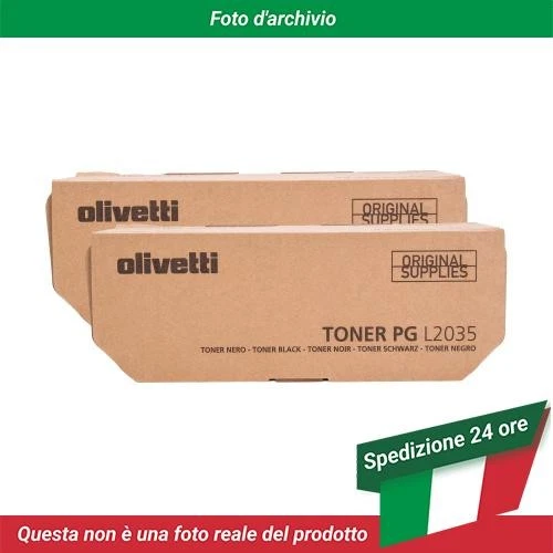 B0808 Olivetti Pg L2035 Toner Black Pack Of 2