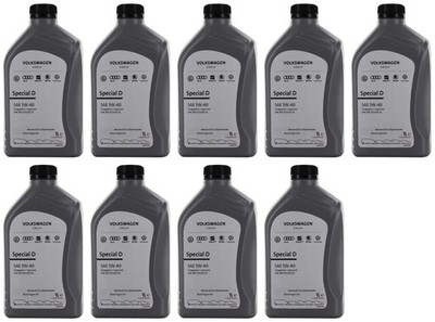 9l Original VW SPECIAL D 5W-40 505 00/505 01 Motoröl Volkswagen Audi Seat Skoda