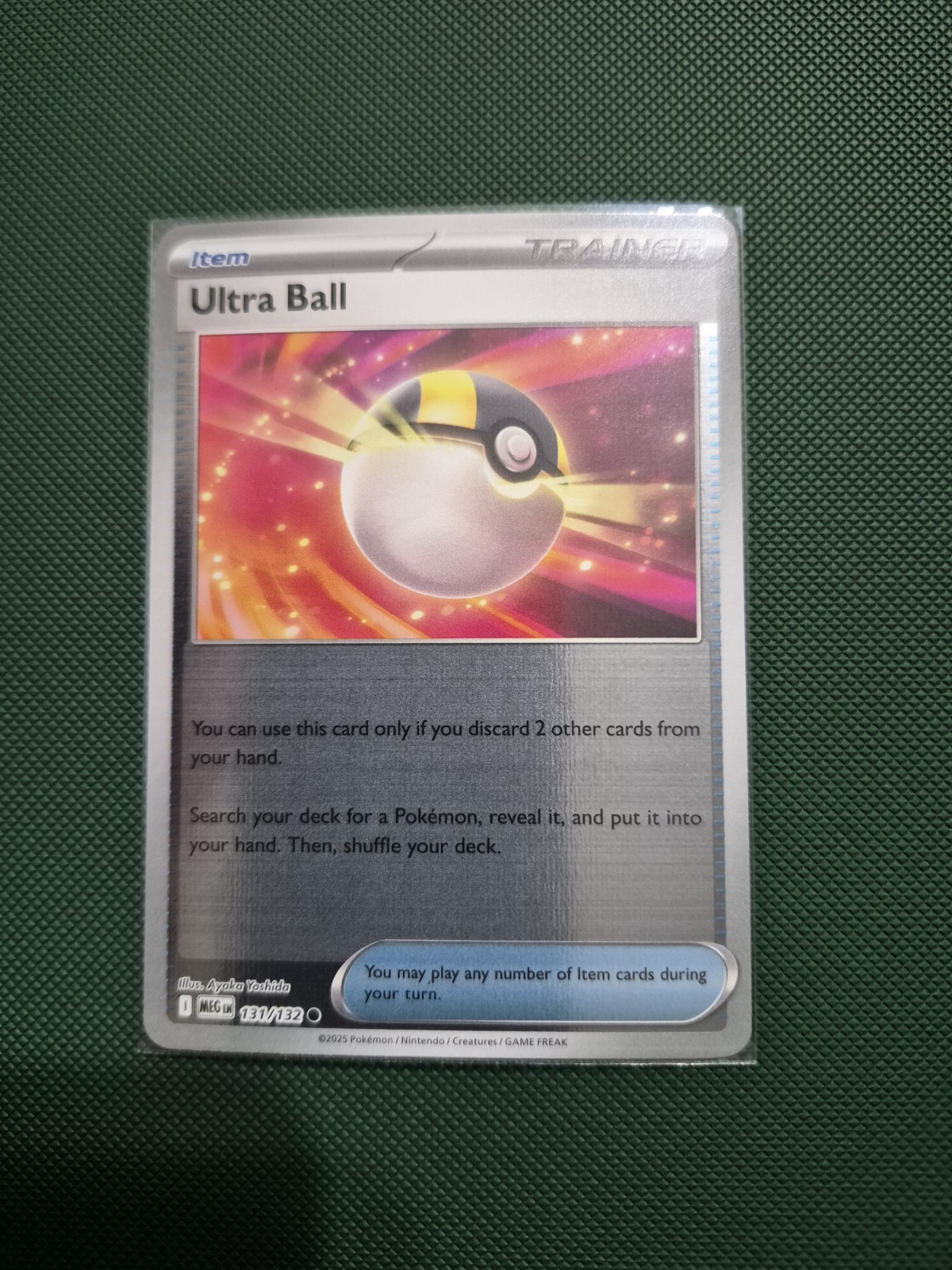 Pokémon TCG Mega Evolution Ultra Ball 131/132 Reverse Holo NM