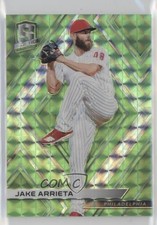 2018 Panini Chronicles Spectra Green Mosaic Prizm 13/25 Jake Arrieta #39 4a0