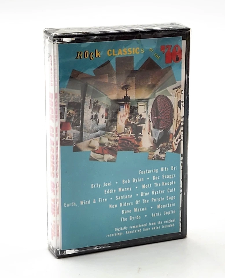 Rock Classics Of The '70s (1989, Cassette, Columbia Records) Factory Sealed - Image 2 of 4