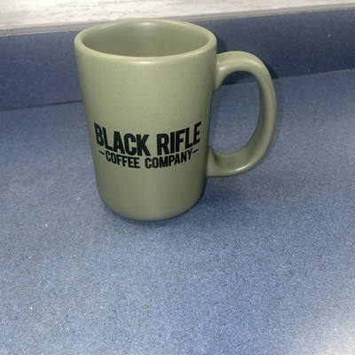 Black Rifle Coffee Company Olive Green Coffee Mug 10 ounces Enemy Insight