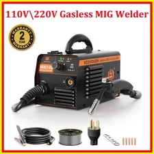 145A Gasless Mini MIG Welder ARC 110/220V Portable Welding Machine for DIY Works