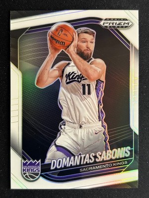 2024-25 Panini Prizm Black Domantas Sabonis White /175