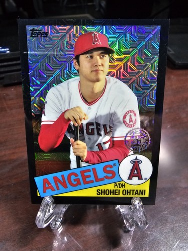 2020 Topps Silver Pack 1985 Chrome Baseball Black /199 Shohei Ohtani #85C-2