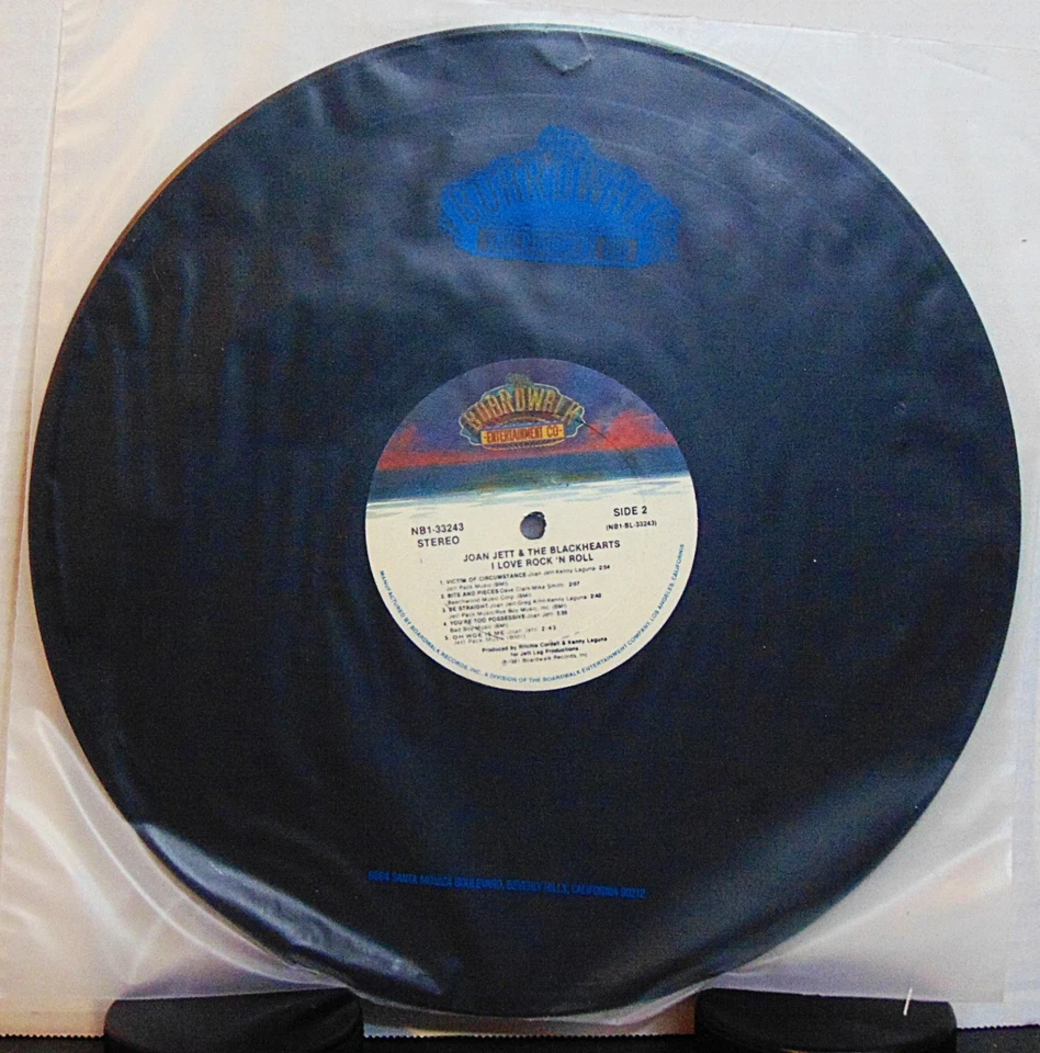 Joan Jett & The Blackhearts - I Love Rock 'N Roll 1981 Boardwalk Vinyl LP Record Foto 4 de 4