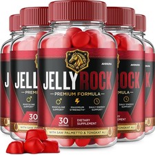 (5 Pack) Jelly Rock Gummies for Men – JellyRock Gummy Advanced Formula Energy