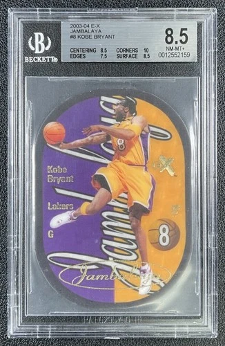 KOBE BRYANT BGS 8.5 2003-04 FLEER E-X #8 JAMBALAYA SP LAKERS 2159