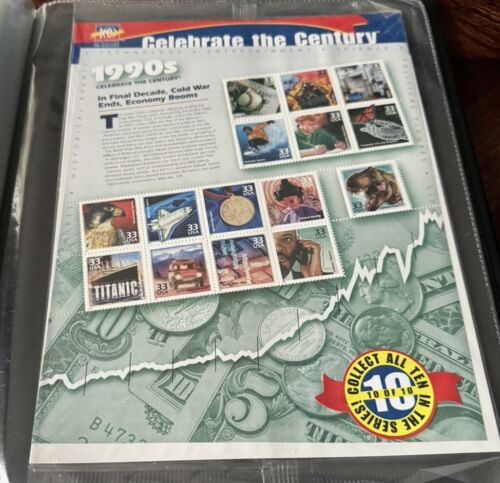 USPS Celebrate The Century Commemorative Stamp Collection 1900-1999 Full Set - Picture 12 of 14