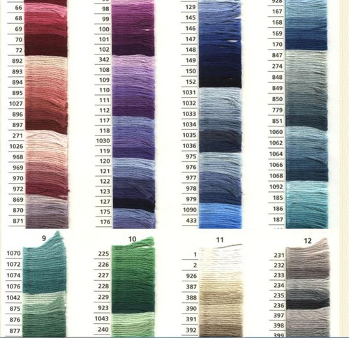 Anchor mouline, embroidery floss, cotton tread for stitching - Picture 39 of 100