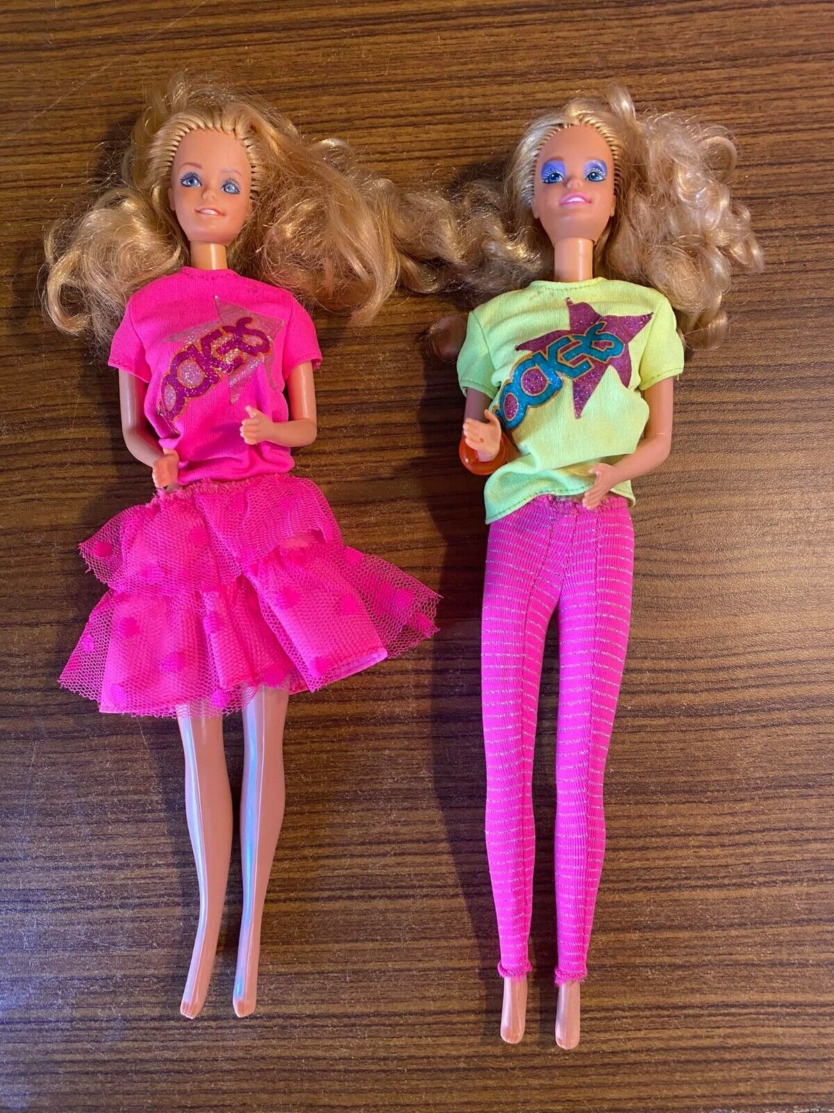 Pair of Vintage Barbie and the Rockers Dolls w/ Outfits