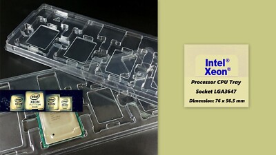 Intel Xeon Platinum CPU Tray for Socket LGA3647 Processor - Lot of 2 5 12 18 30