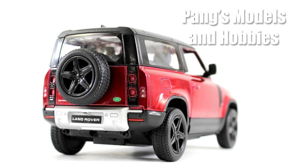 5 Inch 2020 Land Rover Defender 90 1/36 Scale Diecast Model - RED