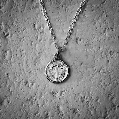 Aries Necklace, 925 Sterling Silver , Zodiac Pendant, Birthday Gift | eBay