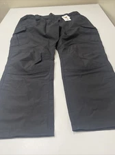 NOUKOW KFUBUO Men's Lightweight Ripstop Tactical Cargo Pants Black Size 2XL