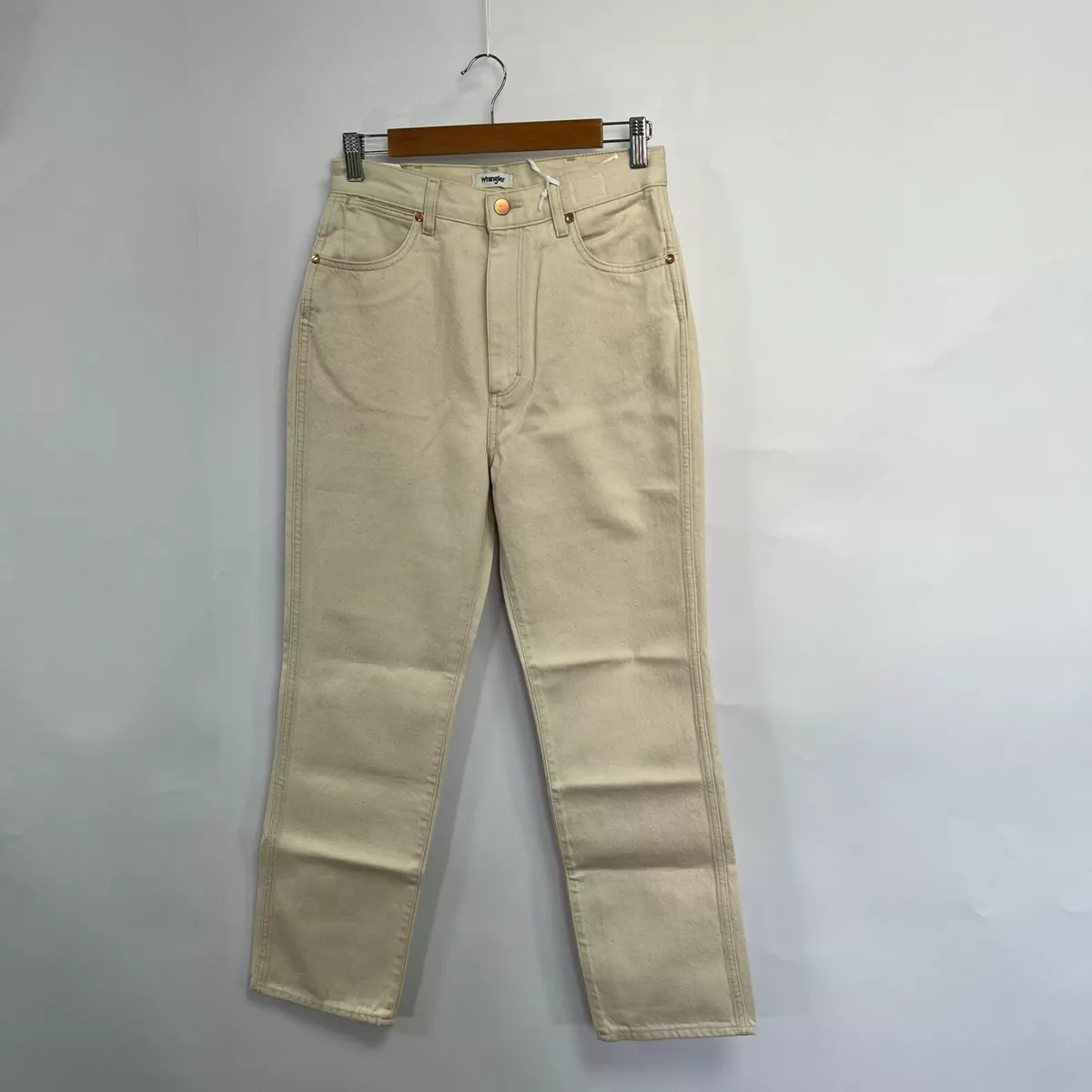 Wrangler cream sale jeans
