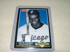 1991 SCORE BASEBALL FRANK THOMAS THE FRANCHISE CARD CHICAGO WHITE SOX