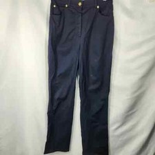 St. John Sport by Marie Gray Navy 5 Pocket Straight Leg Pants Size 2