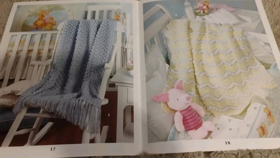 Disney Home Cuddly Pooh Crochet Afghans Pamphlet With 9 Patterns - Image 4 of 4
