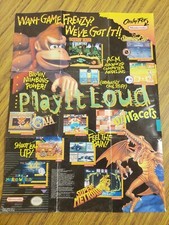 SNES Insert P-GP-SNS-US-4 Power club Poster Folded