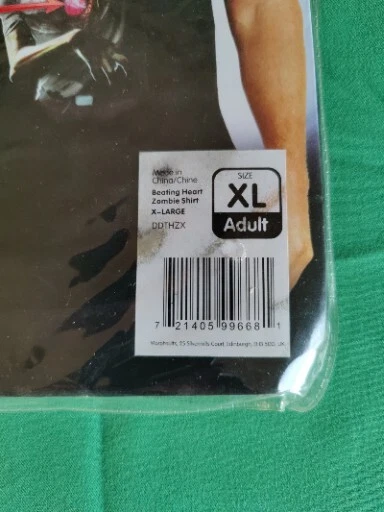 Camisa Zombie Morph Costume Co. Digital Dudz Para Hombre Corazón Latiendo Talla Extra Grande Foto 2 de 4
