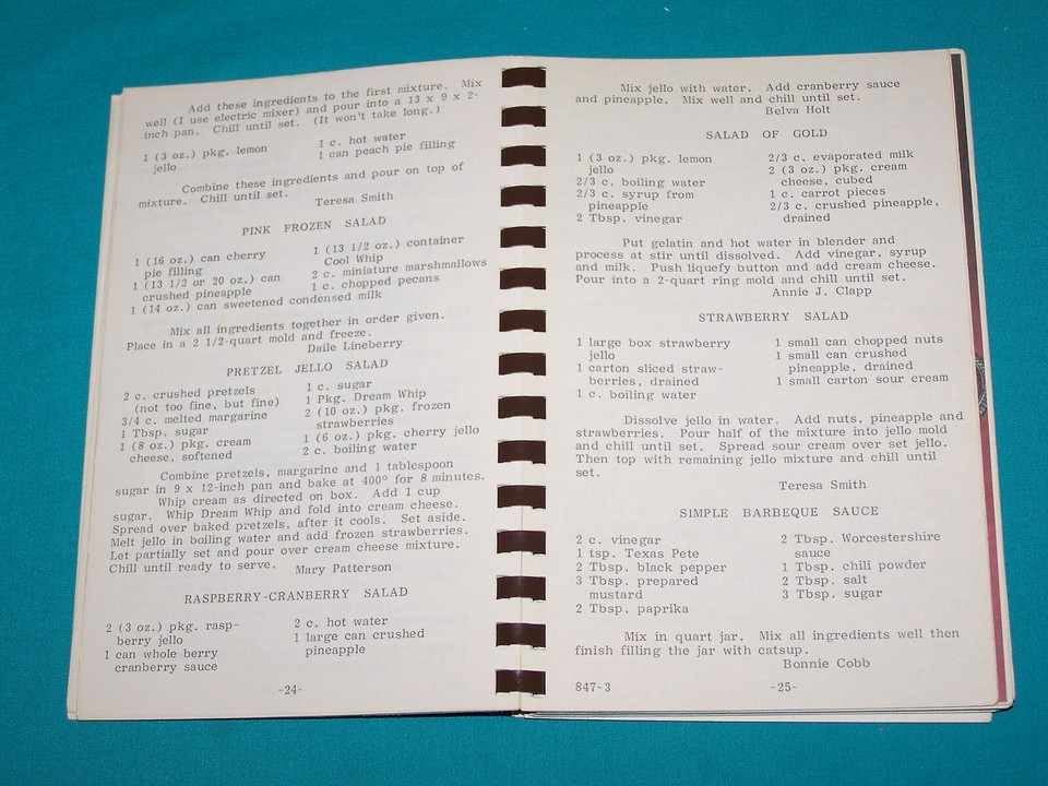 Kimesville Community Fire Department Cookbook 1983 Liberty NC North