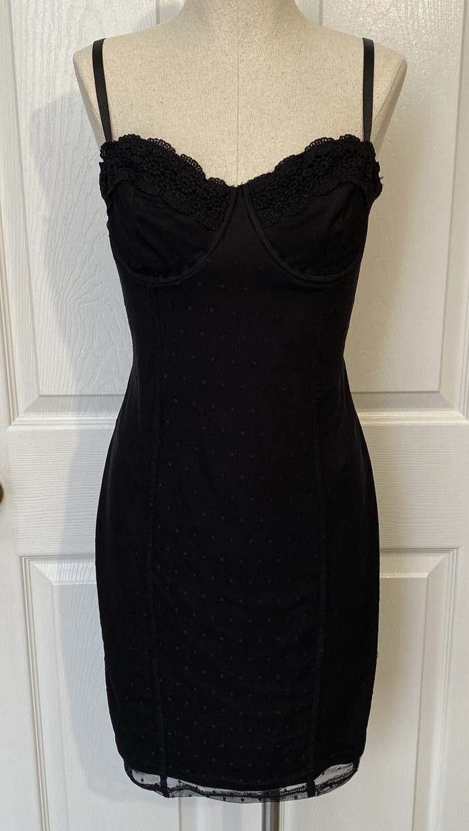 long sleeve lace dress mini Black Floral Lace Long Sleeve Ruffle Hem Mini Dress main image 0