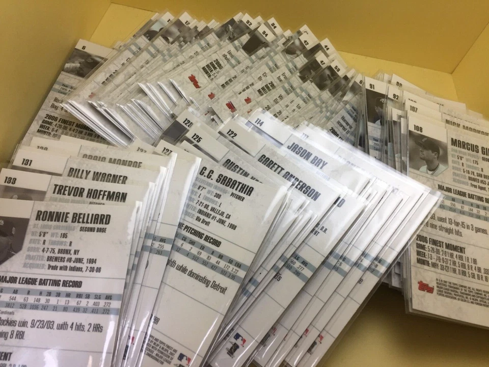 2007 Topps Finest MLB Baseball Card - You Pick ($2 Minimum Order Required) - Image 2 of 2