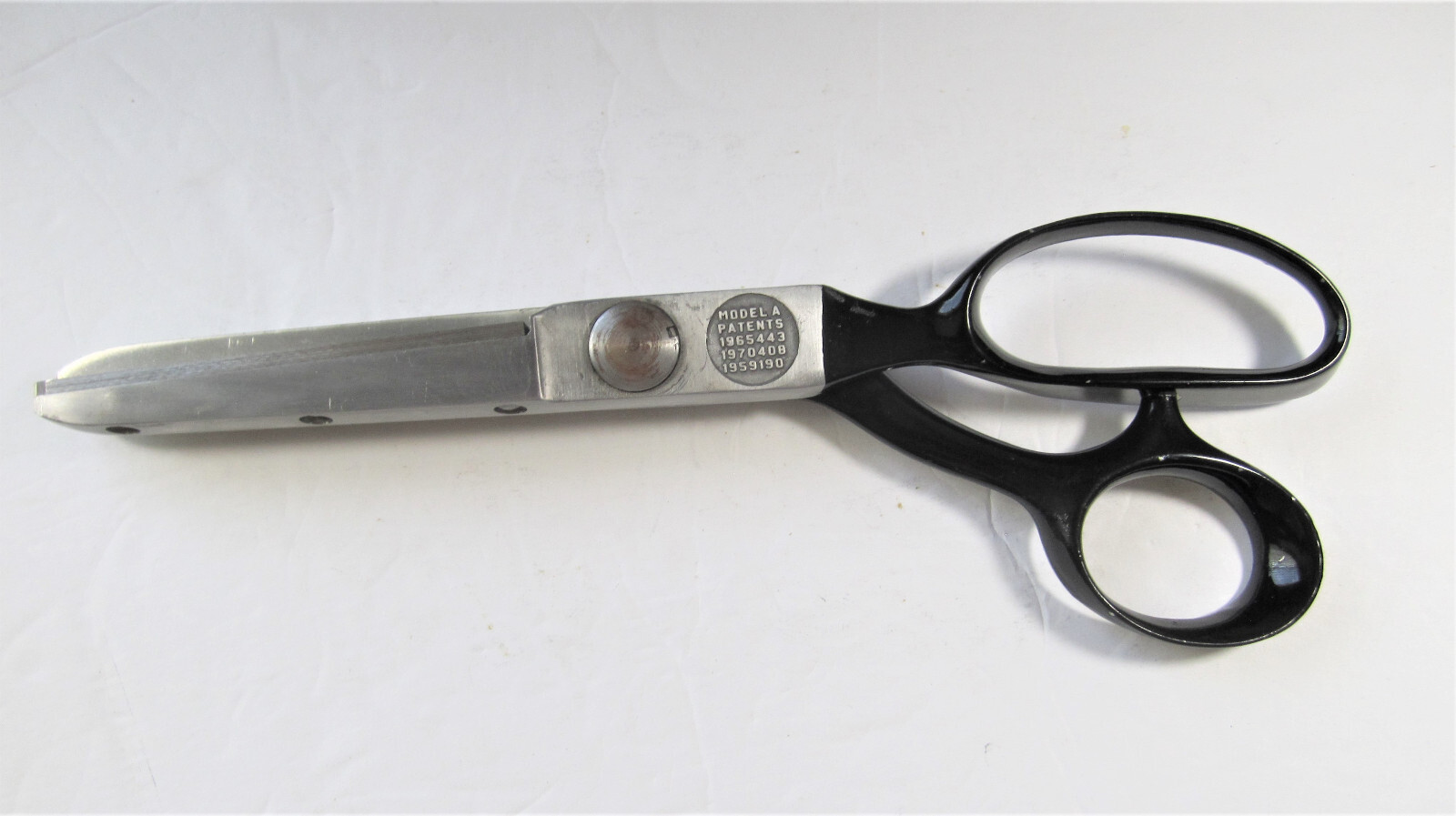 Vintage Wiss Pinking Shears, Model A Aluminum, Industrial Use, Late