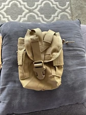USMC MOLLE II 1 qt Canteen General Purpose Pouch Cover Coyote Brown GUC