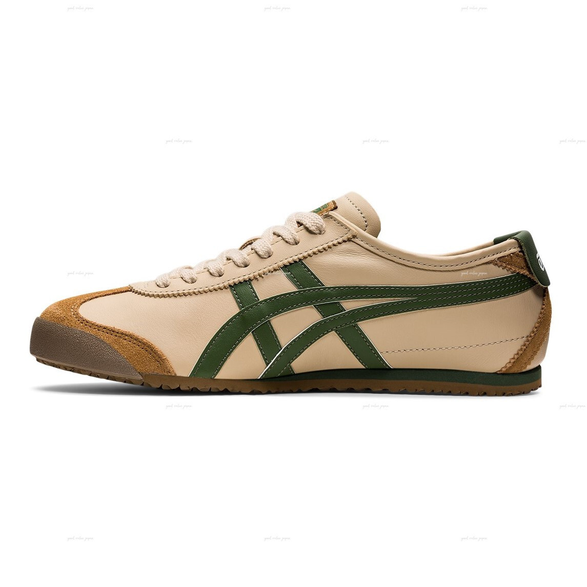 Onitsuka Tiger スニーカー MEXICO 66 ベージュ×グリーン Authentic Onitsuka Tiger MEXICO 66 1183C102 250 BEIGE GRASS GREEN
