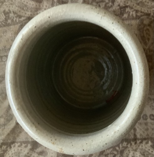 Vintage Westerwald Salzglasur grün grau Steinzeug Topf Tyrone PA - Bild 4 von 4