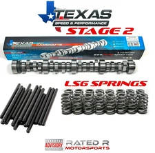 Texas Speed 5.3 6.0 LS Truck Stage 2 Camshaft Kit LS6 Springs TSP Cam & Pushrods