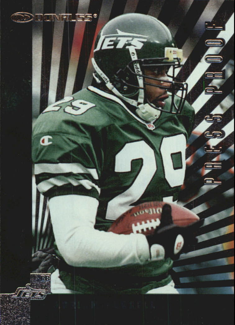 1997 Donruss Press Proofs Silver Jets Football Card #80 Adrian Murrell /1500