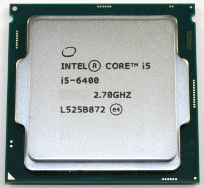 Intel Core i5-6400 Quad Skylake 2.7 GHz LGA 1151 SR2BY SR2L7 (inkl.MwSt/VAT)