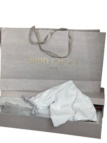 JIMMY CHOO Bryson 100 Tan Stretch Bonded Fabric Over-The-Knee Boots Tan SZ 35.5 - Picture 12 of 16