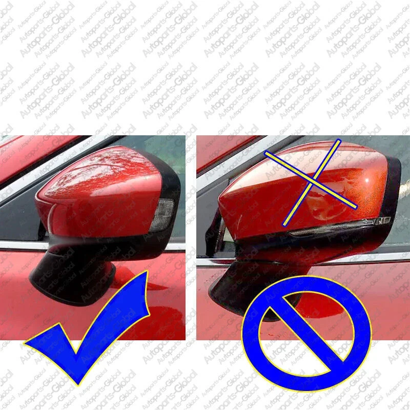 Accesorios Para Coche Mazda 6 Atenza 13-2017 Espejo Retrovisor Cubierta Carcasa Tapa Tapa Foto 2 de 4