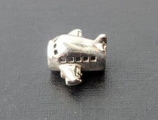 925 Sterling Silver "Airplane" Charm Bead