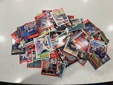 Vintage baseball cards in mint condition. Each card having a potential value