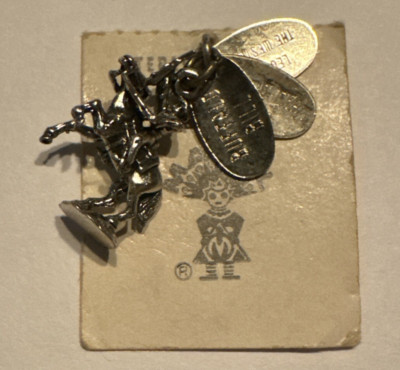 Maisel Buffalo Bill  Cowboy Hall of Fame Sterling Silver Charm Pendant New