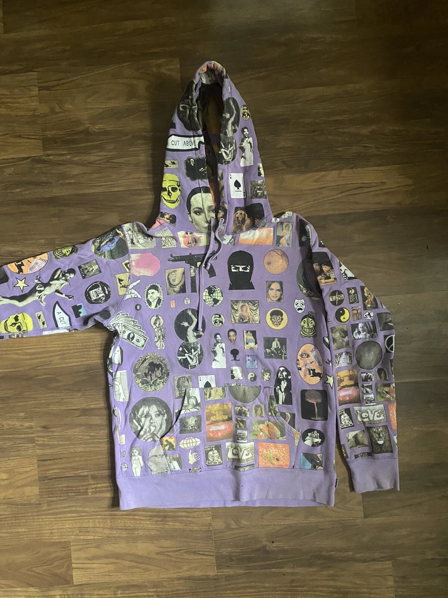 Supreme SS17 Dusty Lavender Thrills Hoodie Size m eBay