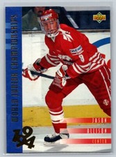 1993-94 Upper Deck #537 Jason Allison Canada Rookie Hockey Card. rookie card picture