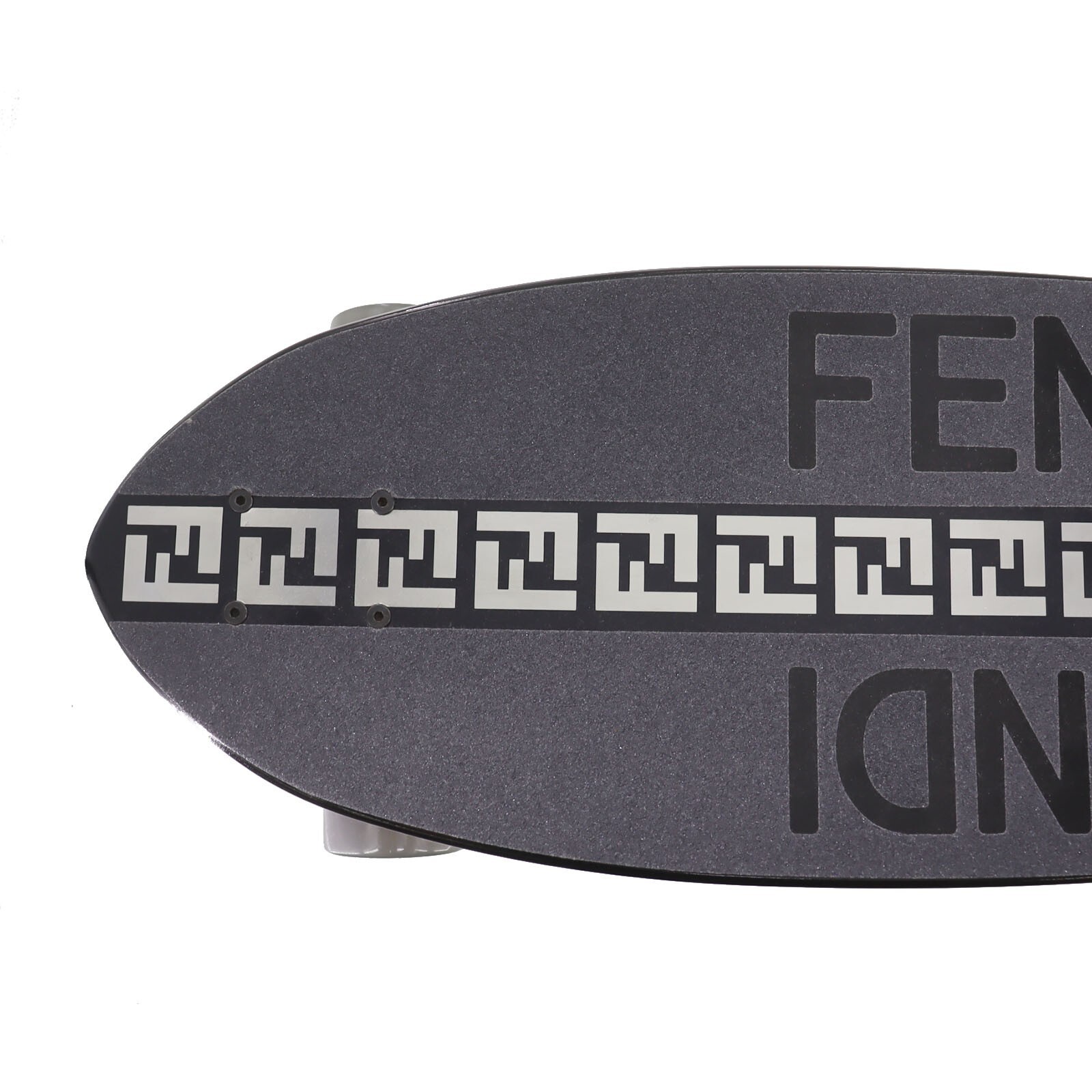 FENDI FF Skateboard Deck Street Zucca Logo Black/Gray #CR730 S thumbnail 3