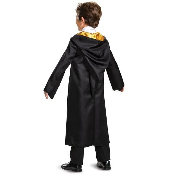 Disfraz Hufflepuff Niños Clásico Escuela Hogwarts Uniforme Mágico Bata Disfraz Foto 2 de 4