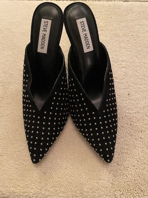 black suede steve madden